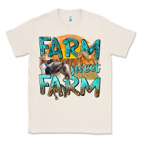 Natural farm sweet farm with horses Classic Tee - texasbilliewilder