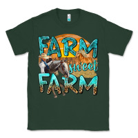 Sports Green farm sweet farm with horses Classic Tee - texasbilliewilder