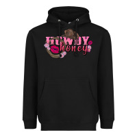 Black howdy honey valentine's day Heavyweight Hoodie - FaDigitalArtStudio