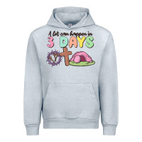 Heather Grey a lot can happen in 3 days Urban Hoodie - MaliasSmallBusiness