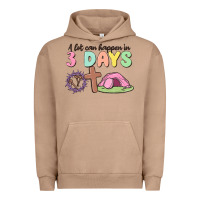 Pigment Burro a lot can happen in 3 days Urban Hoodie - MaliasSmallBusiness