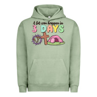 Pigment Oil Green a lot can happen in 3 days Urban Hoodie - MaliasSmallBusiness