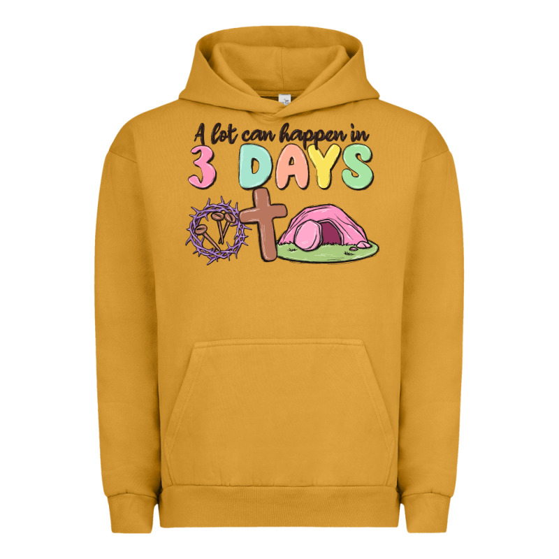 A Lot Can Happen In 3 Days Urban Hoodie by MaliasSmallBusiness | Teevron