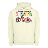 Pigment Pistachio a lot can happen in 3 days Urban Hoodie - MaliasSmallBusiness