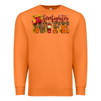 Carrot firefighter wife with hat sunflowers Premium Sweatshirt - HRA Design Shop