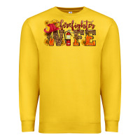 Lemon firefighter wife with hat sunflowers Premium Sweatshirt - HRA Design Shop