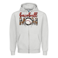 Baseball Mom Zipper Hoodie | Teevron