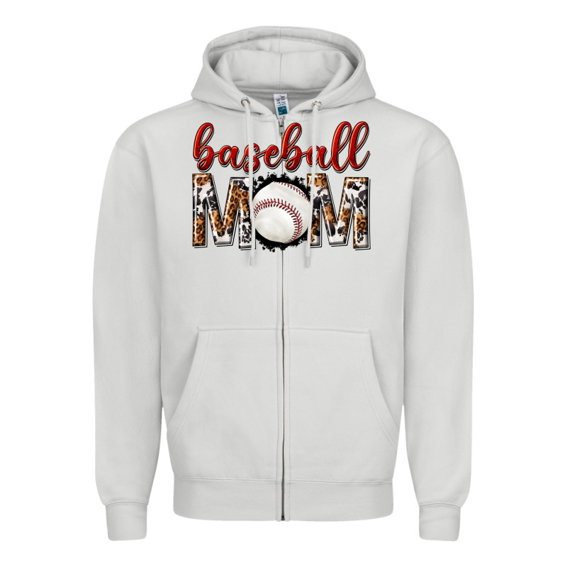Baseball Mom Zipper Hoodie by texasbilliewilder | Teevron