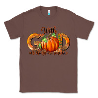 Chestnut With God All Thing Are Possible Classic Tee - RanaPortraitStore