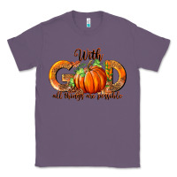 Lavender With God All Thing Are Possible Classic Tee - RanaPortraitStore