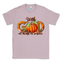 Lilac With God All Thing Are Possible Classic Tee - RanaPortraitStore