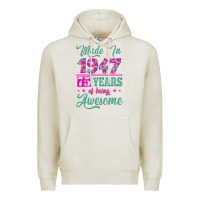 Oatmeal Heather made in 1947, 75 years of being awesome kopya Premium Hoodie - Jasminsmagicworld