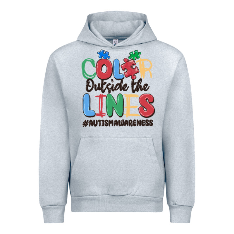 Color Outside The Lines Autism Awareness Urban Hoodie by MaliasSmallBusiness | Teevron