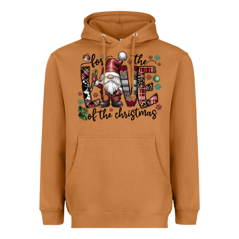 For The Love Of The Christmas Heavyweight Hoodie by CowhideDigitalArt | Teevron