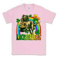 Bubblegum Pink luckysaurus Classic Tee - FaDigitalArtStudio