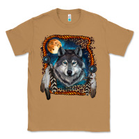 Toasted Coconut Wolf And Feathers Classic Tee - RanaPortraitStore