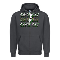 Smoke game day game day soccer lightning bolt Zipper Hoodie - Zillion Design Studio