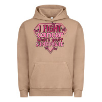 Pigment Burro i fight cancer whats your super power Urban Hoodie - MaliasSmallBusiness