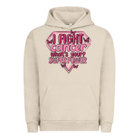 Pigment French Oak i fight cancer whats your super power Urban Hoodie - MaliasSmallBusiness