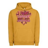 Pigment Peanut Butter i fight cancer whats your super power Urban Hoodie - MaliasSmallBusiness