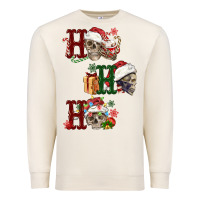 Sandshell ho ho ho skull Premium Sweatshirt - FaDigitalArtStudio