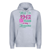 Heather Grey made in 1942, 80 years of being awesome kopya Premium Hoodie - Jasminsmagicworld