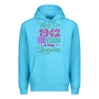 Ocean Blue made in 1942, 80 years of being awesome kopya Premium Hoodie - Jasminsmagicworld