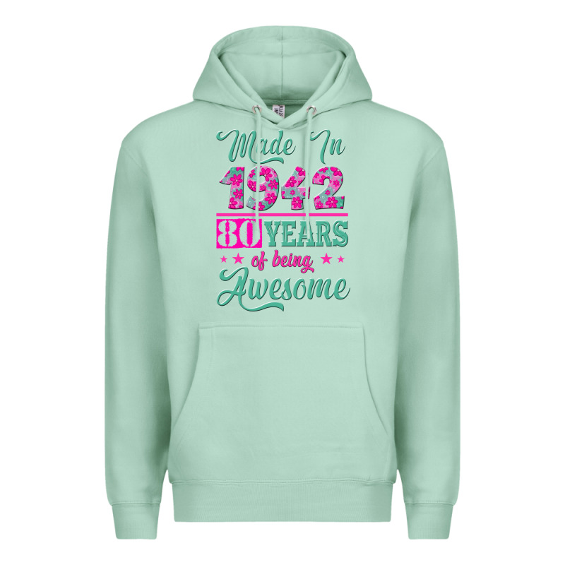 Made In 1942, 80 Years Of Being Awesome Kopya Premium Hoodie by Jasminsmagicworld | Teevron