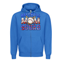 True Royal baseball mom squad Zipper Hoodie - texasbilliewilder