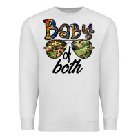 Oatmeal Heather baby of both Premium Sweatshirt - CowhideDigitalArt