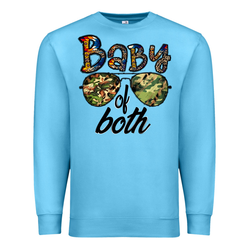 Baby Of Both Premium Sweatshirt by CowhideDigitalArt | Teevron