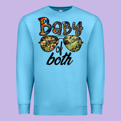Baby Of Both Premium Sweatshirt Designed By Cowhidedigitalart