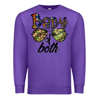 Purple baby of both Premium Sweatshirt - CowhideDigitalArt