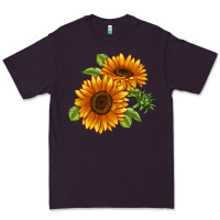 Plum Soraya Sunflower Premium Tee - LillyAllenDesigns