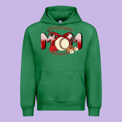 Baseball Mom Urban Hoodie Designed By Maliassmallbusiness