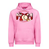 Fuchsia Pink baseball mom Urban Hoodie - MaliasSmallBusiness