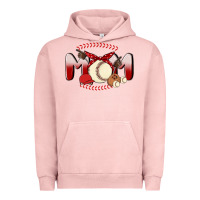 Pigment Salmon baseball mom Urban Hoodie - MaliasSmallBusiness