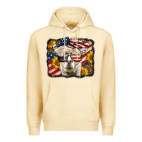 Pina Colada 4th of july llama Premium Hoodie - LillyAllenDesigns