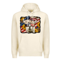 Tofu 4th of july llama Premium Hoodie - LillyAllenDesigns