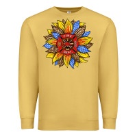 Antique Gold firefighter sunflower Premium Sweatshirt - HRA Design Shop