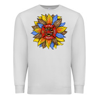 Dove Grey firefighter sunflower Premium Sweatshirt - HRA Design Shop