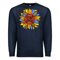 Navy firefighter sunflower Premium Sweatshirt - HRA Design Shop