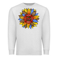 Oatmeal Heather firefighter sunflower Premium Sweatshirt - HRA Design Shop