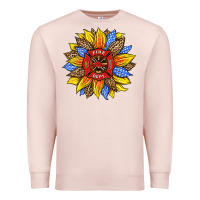 Pale Pink firefighter sunflower Premium Sweatshirt - HRA Design Shop