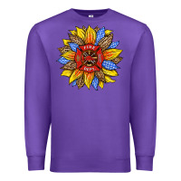 Purple firefighter sunflower Premium Sweatshirt - HRA Design Shop