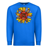 True Royal firefighter sunflower Premium Sweatshirt - HRA Design Shop