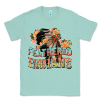 Seafoam feathered indians Classic Tee - texasbilliewilder