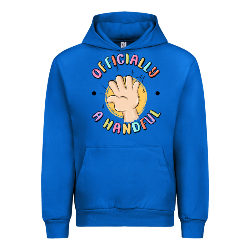 Officially A Handful Urban Hoodie by MaliasSmallBusiness | Teevron