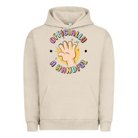 Pigment French Oak officially a handful Urban Hoodie - MaliasSmallBusiness