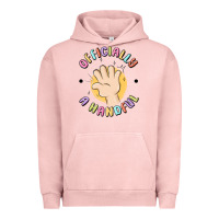 Pigment Salmon officially a handful Urban Hoodie - MaliasSmallBusiness
